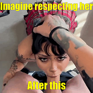 You deserve no respect you fucking whore! Keep worshipping your master like the slave you are!'