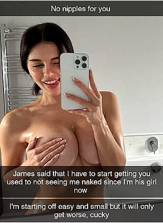 It starts with no nipples until you can't see her naked at all'