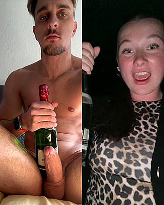 Would She take my dick or the Champagne bottle?'