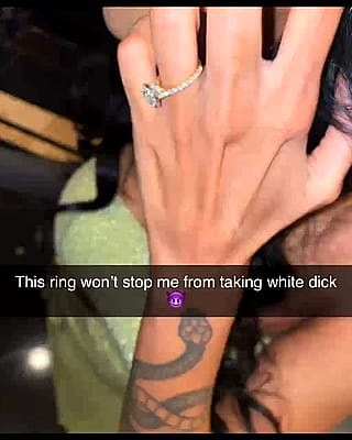 Marrying you doesn't stops her from taking white dicks mate 🤭'