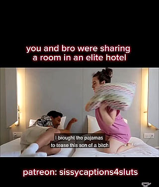 sharing a hotel room'