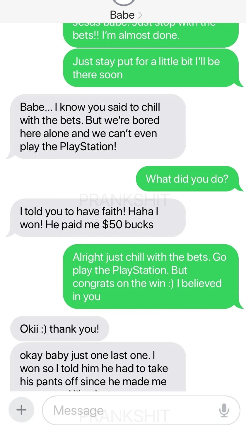 Request: Betting with your friends picture 5 of 9