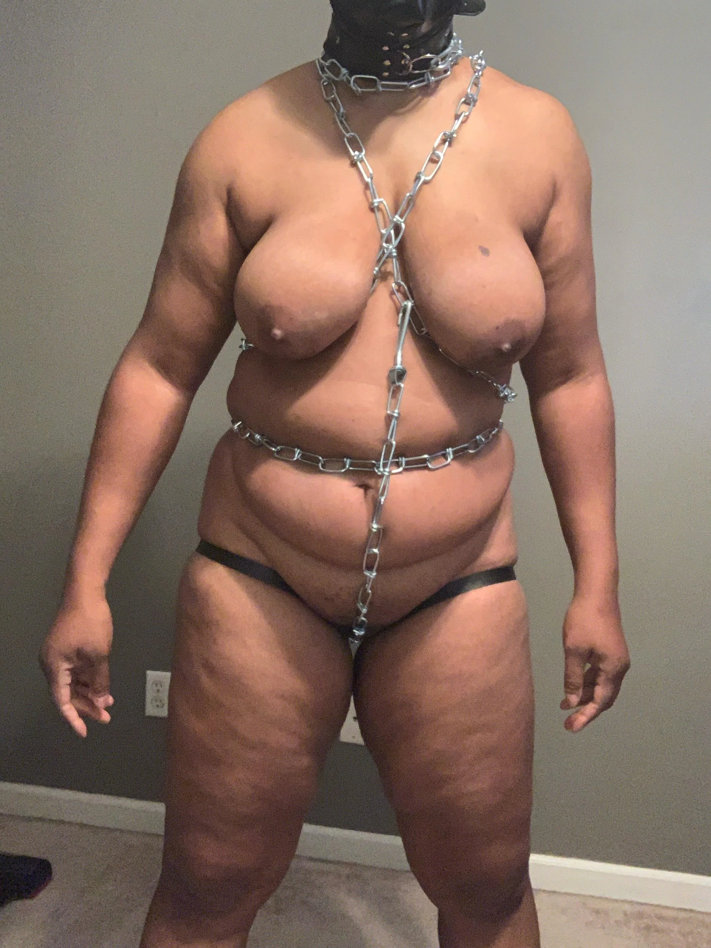 I used to be a butch dyke with an ego until I was shown my place. Now I know my place is in chains and holes presented to dick. Now just a 3 hole slut I just can’t fight my nature anymore. picture 2 of 4