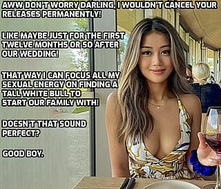 She can't wait to get married [ASIAN]'