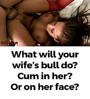 Cum in her? Or on her face?'