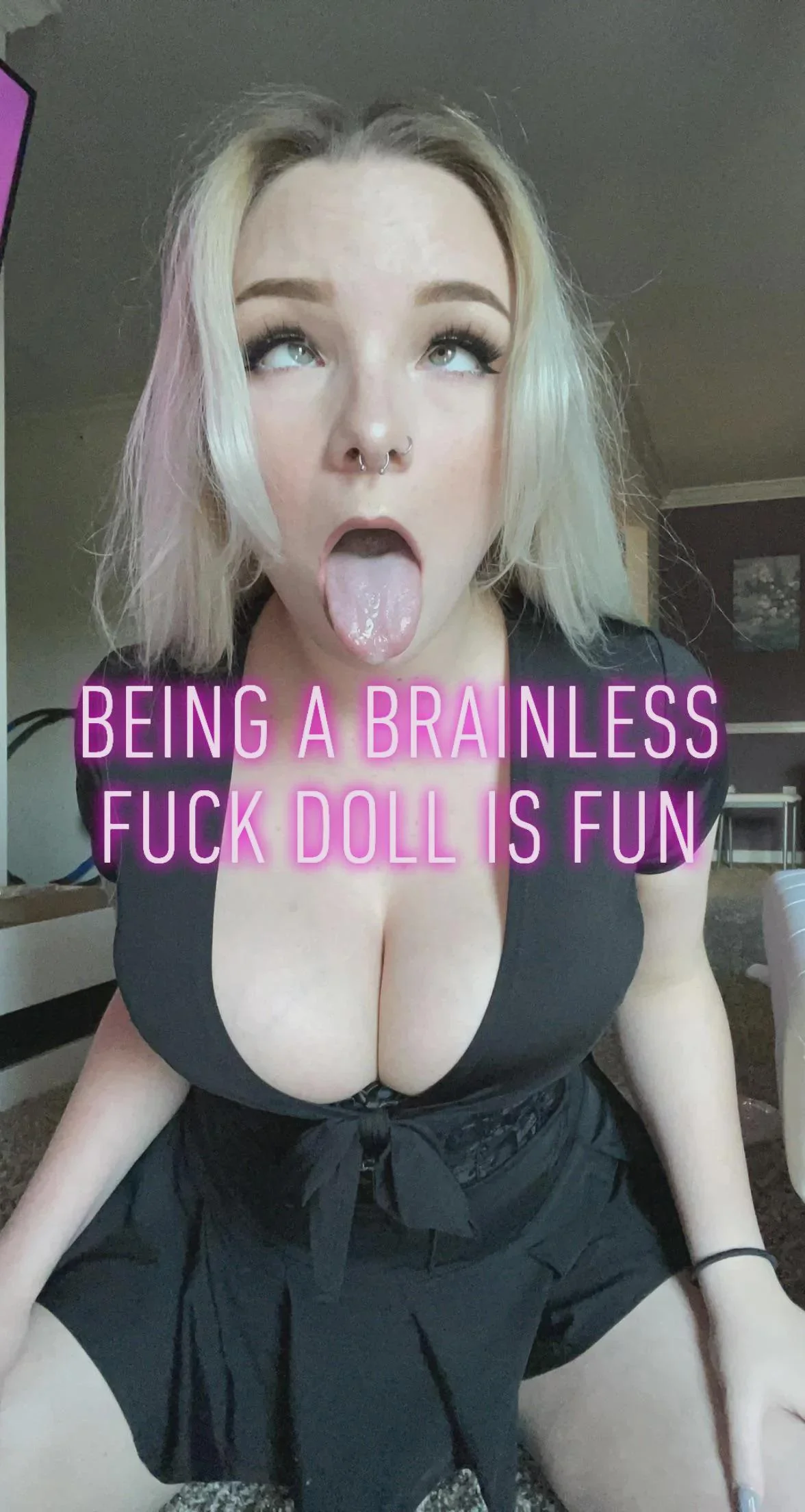 You don't need a brain! You just need the instinct to be a whore and to please your master you stupid slut! picture 1 of 1