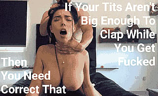 Become the sex object men want to use. Do what it takes to make that happen whores'