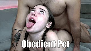 This is how pets should look: Zero thoughts, tongue out, and getting railed by Men. Say "Yes Master" if you want to become a pet slut~'