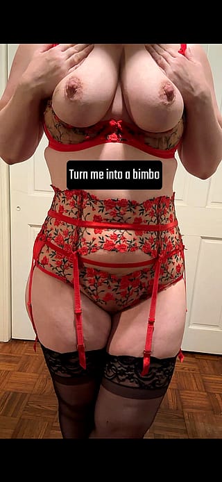 In need of bimbo training'