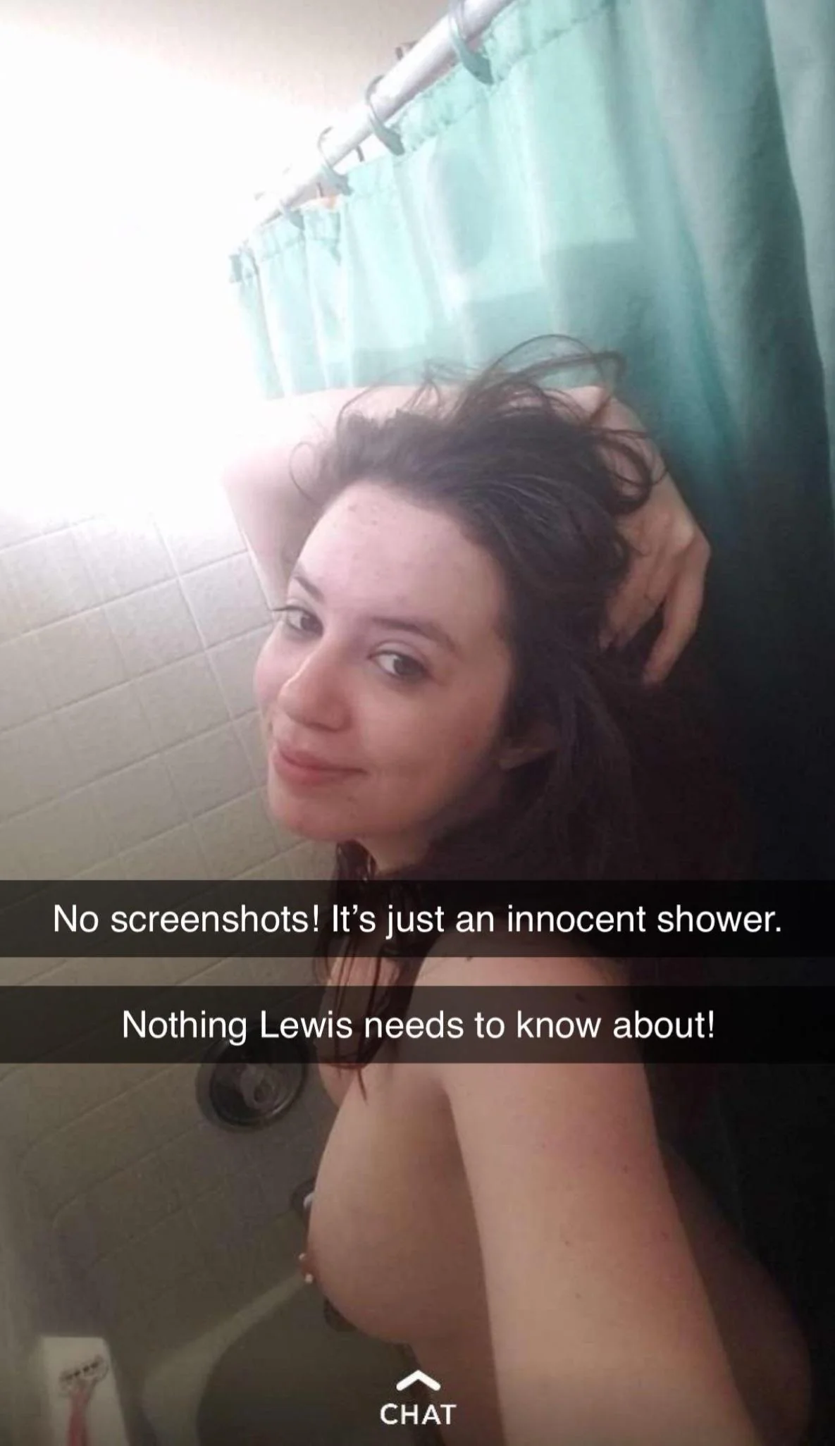 Sexting an ex in the shower picture 1 of 6