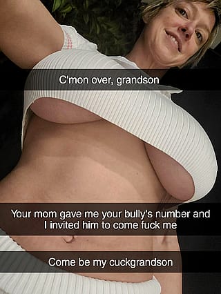 Grandma joins in on the bully fun'