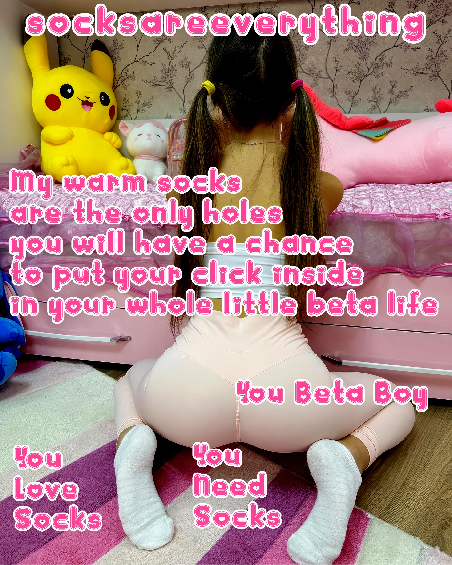 My warm socks are the only holes your little beta peepee can ever enter and fill in your life! And you know that! SocksAreEverything2 on ImageFap picture 1 of 1