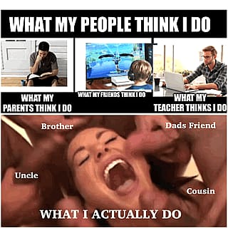 My parents don’t know I love sucking my brother‘s, uncle‘s and cousin‘s cocks'