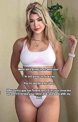 You're the only who she won't fuck (captionsforever on imagefap)'