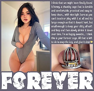 FOREVER [chastity] [femdom] [permanent] TeasAndDenial on Imagefap'