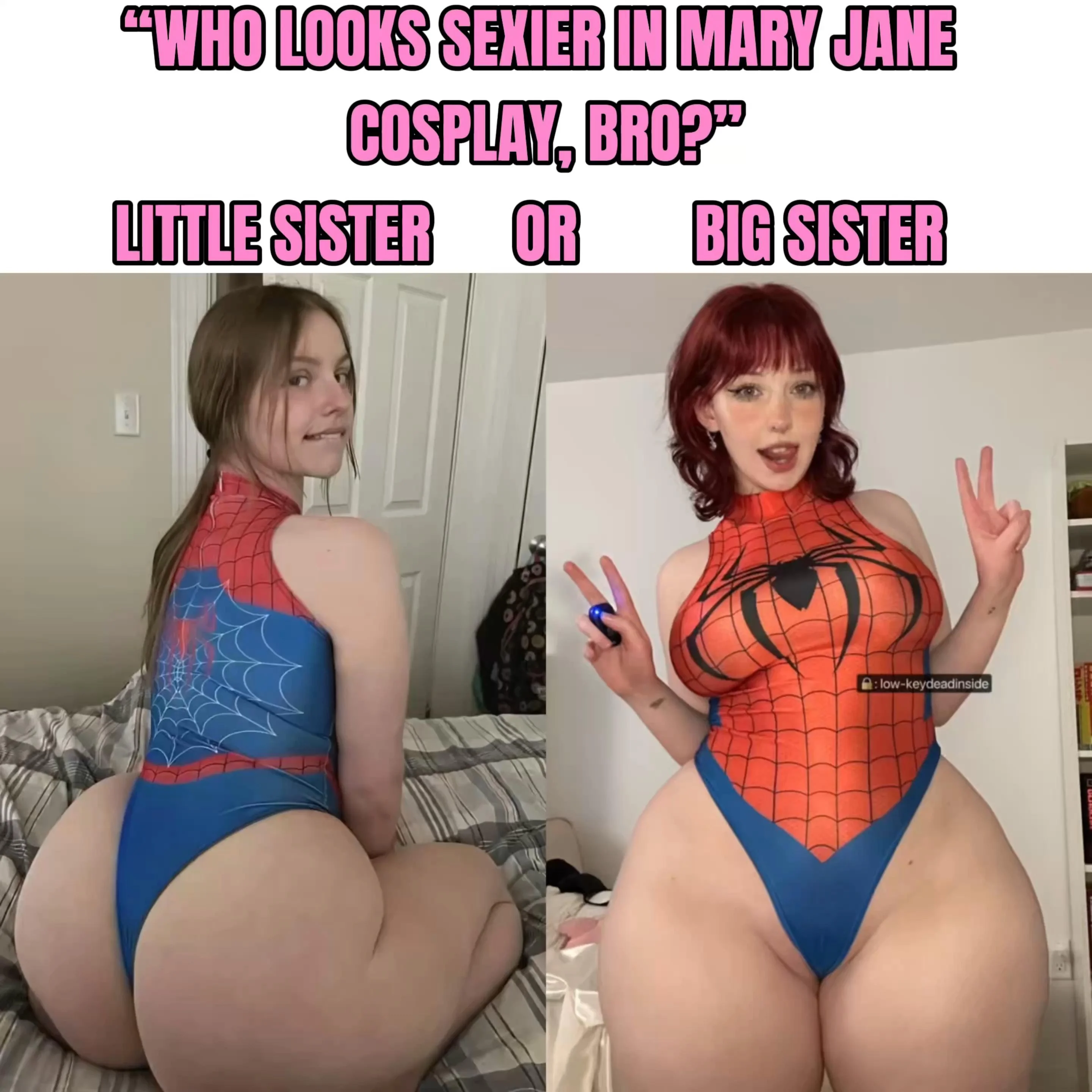 [B/S] Two Sexy Sisters In Mary Jane Cosplay picture 1 of 1