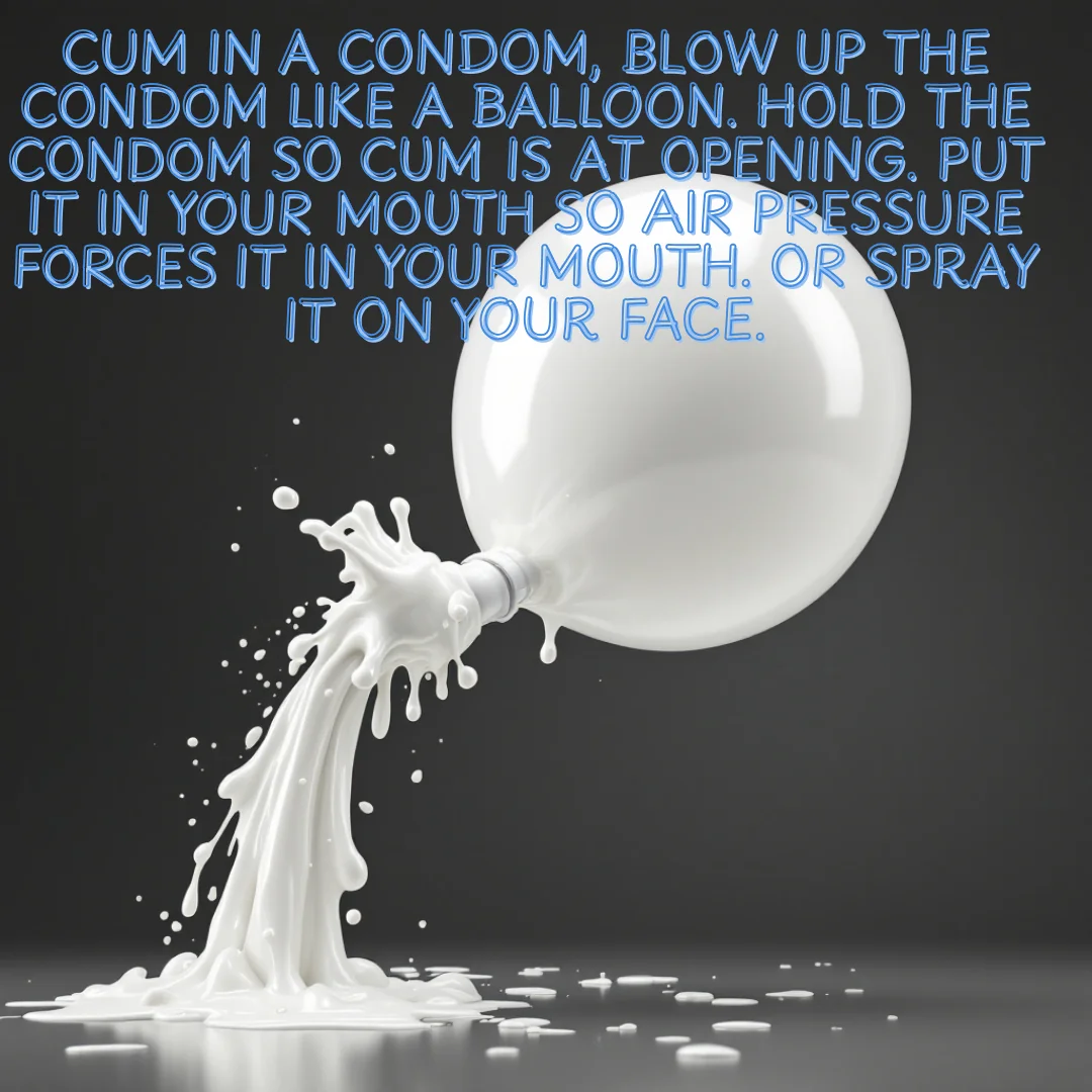 Blow out condom task picture 1 of 1