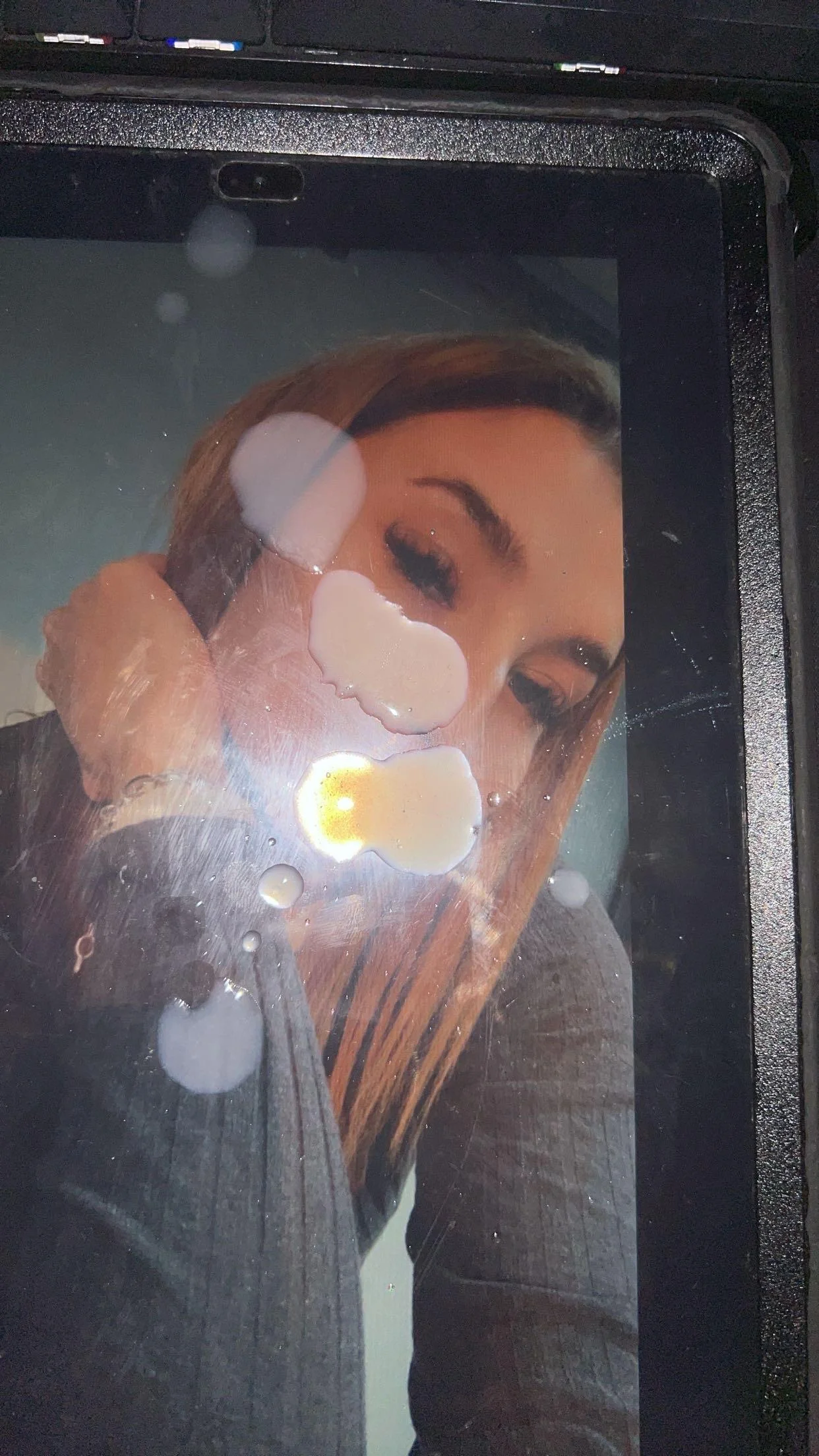 Thats me and my ex cum on my pics. My bf clean uu me every time i go to my ex🫣🫣 picture 3 of 4