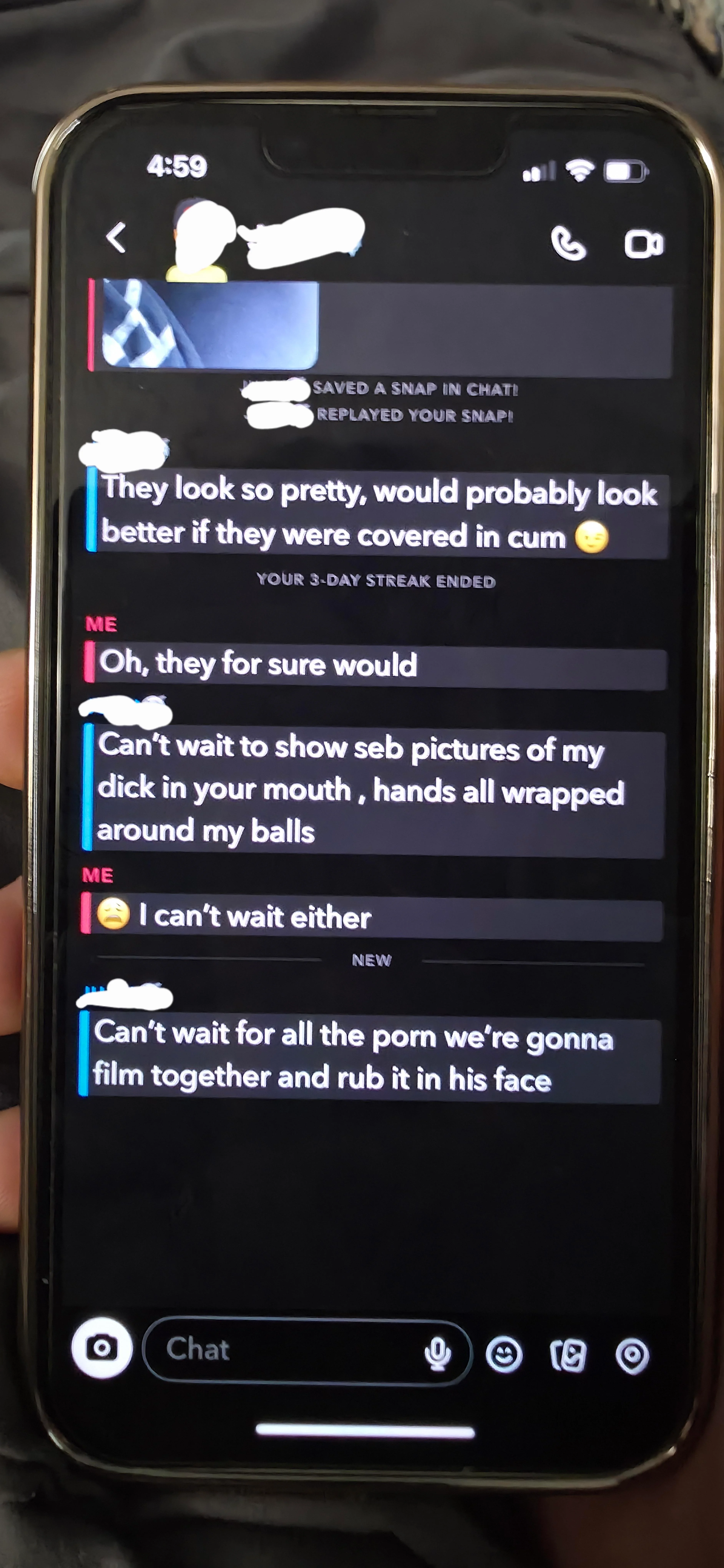 The message he gets from her nails vs the message I get. I think i officially lost her to my friend picture 2 of 3