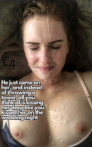 Throw a towel at her or kiss her hard like she is your one and only?'