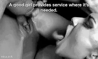 Be a good girl.'