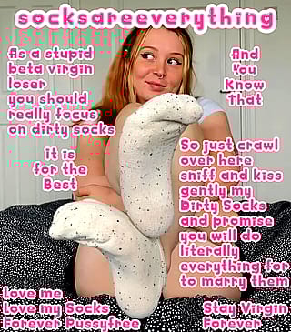 You should really focus on socks and socked feet in your little beta loser life! You know that! Its all you need and deserve! SocksAreEverything2 on ImageFap'