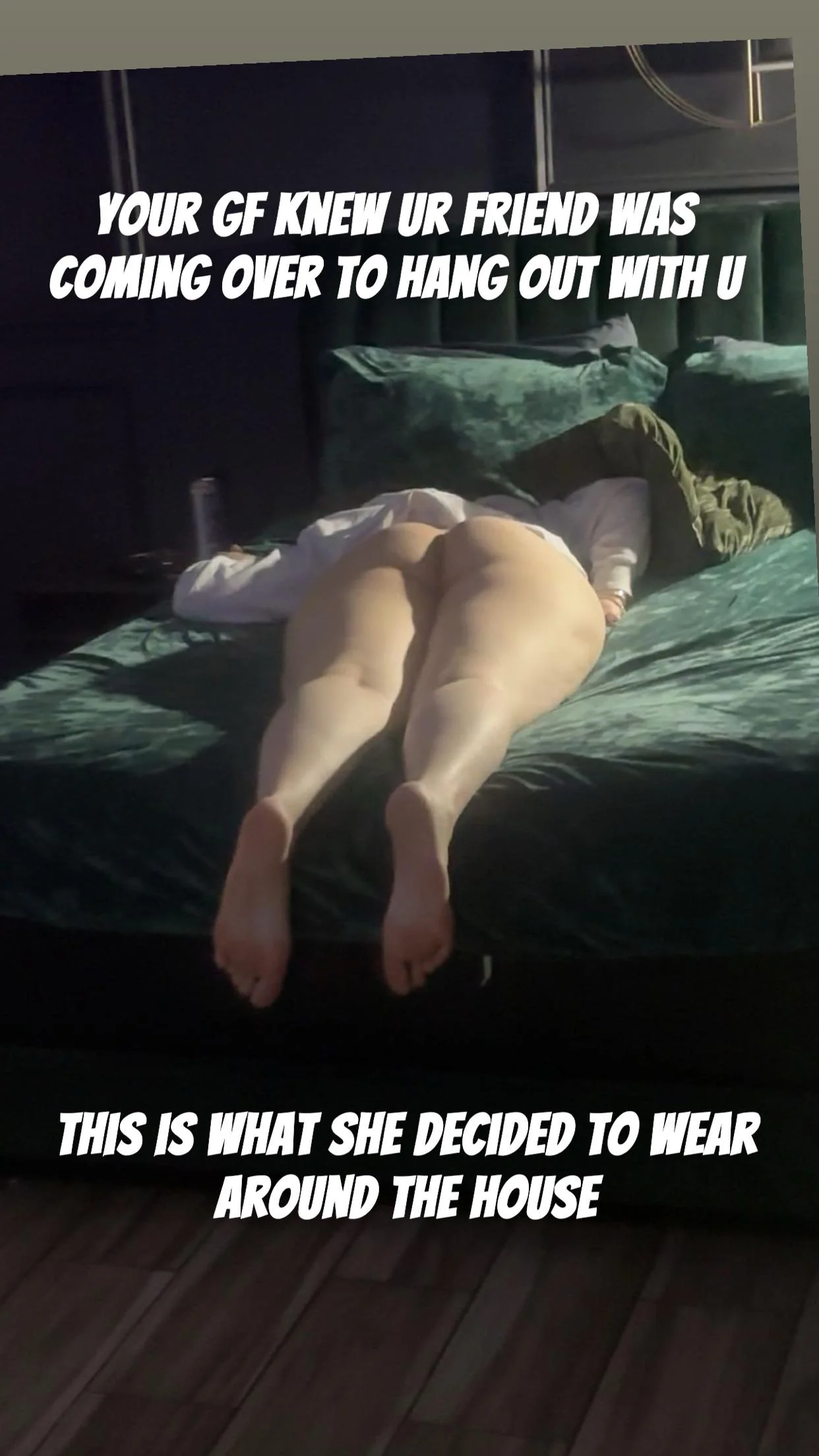 Ur friend was surprised but the bulge in his pants says he got happy picture 1 of 1