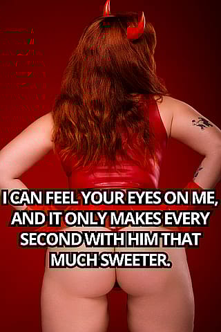 He might be inside me, but it’s you I’m thinking of, watching with love and lust. [No Imagefap]'