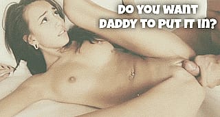 After edging and teasing her for days, it's cute when she finally admits that she needs daddy to be bad and put it in'