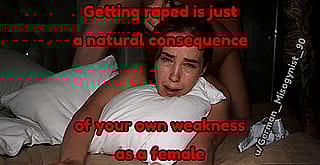 Weak little sluts can't resist what they crave'