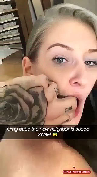 Neighbor moves inside GF pussy'