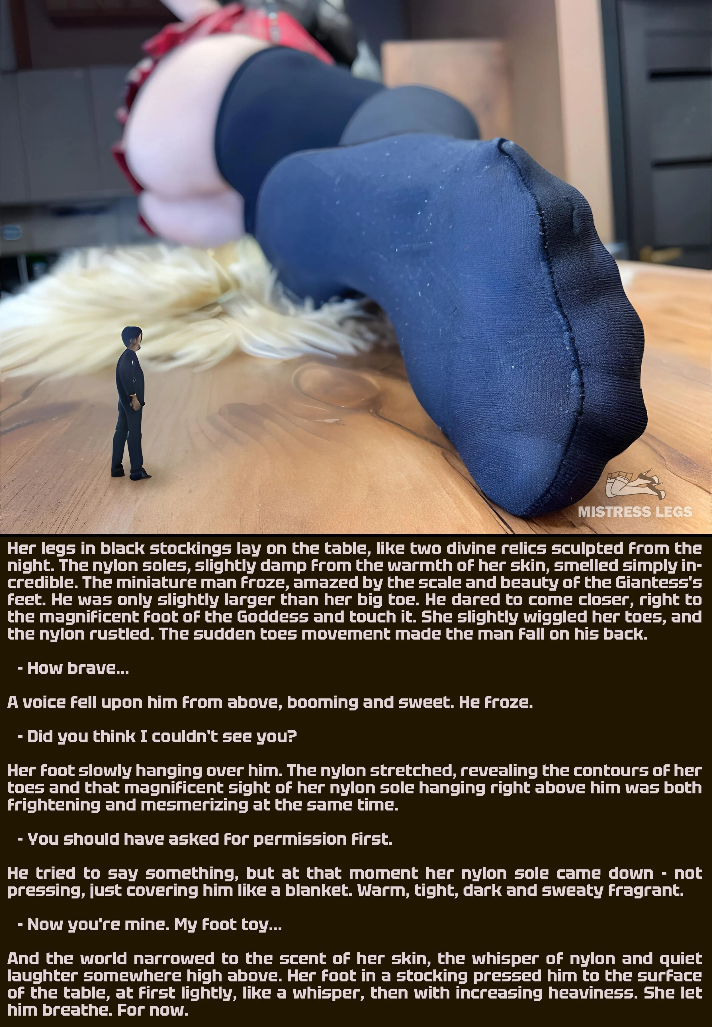 Now you're mine. My foot toy.. picture 1 of 1