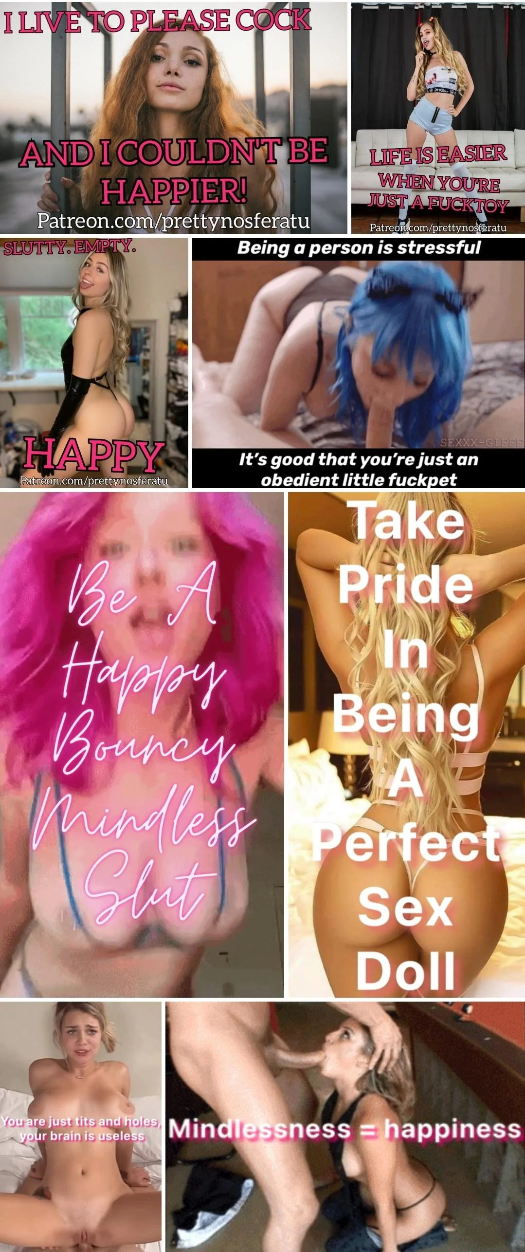 Be stupid. Be dumb. Think and Live only for cock and cum. You'll be happy and have so much fun! picture 3 of 20