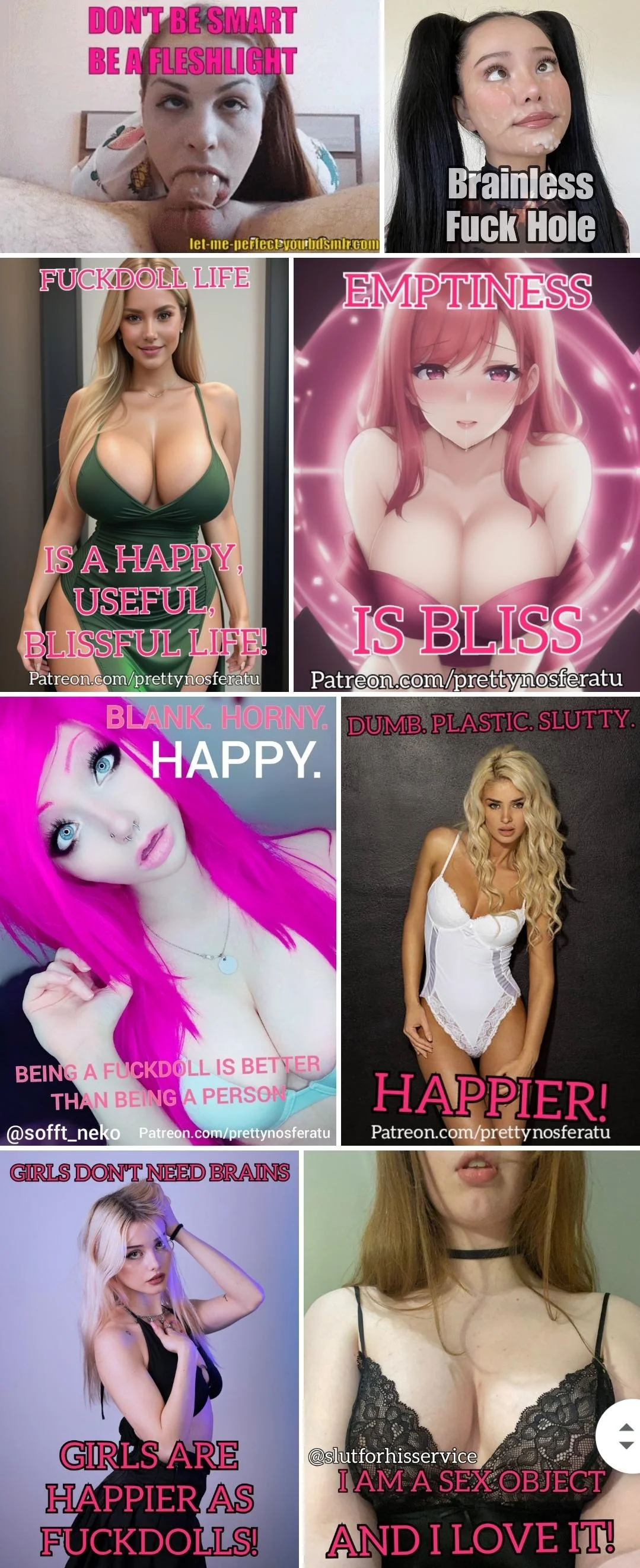 Be stupid. Be dumb. Think and Live only for cock and cum. You'll be happy and have so much fun! picture 17 of 20