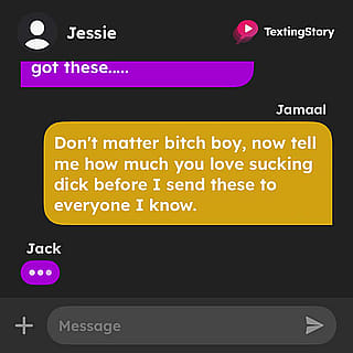 Jackie bitch boy is a cock slut part 2'