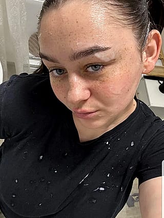 He couldn't stop painting me with his hot load 💦'
