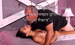 No Take-Backs, Babe – You're Stuck Under My Thumb Now'