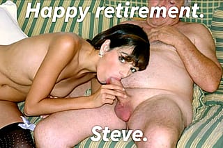 Retirement Gift Gone Wild: Wife Knows How to Please Old Steve'