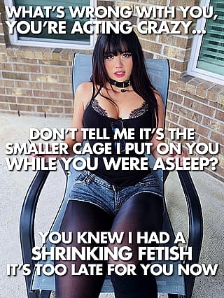 Oops, knew that tiny thing wasn't gonna satisfy me!'