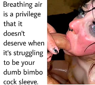 Airheaded babes learning deepthroat lessons like the dick-starved sluts they are'