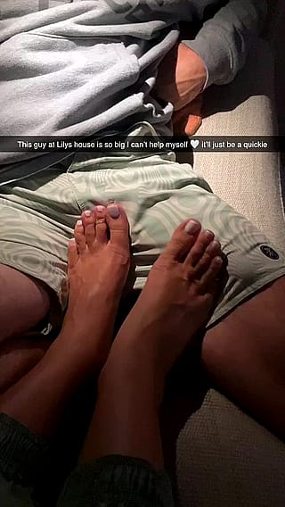 Couldn't resist that alpha's bulge at my friend's place - had to get a taste!'