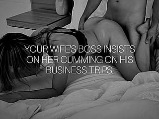 Boss Says He Can't Travel Without This Juicy Bubble Butt Riding Him'