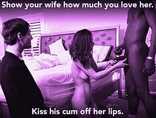 Wifey's Juicy Lips Dripping with Another Man's Load'