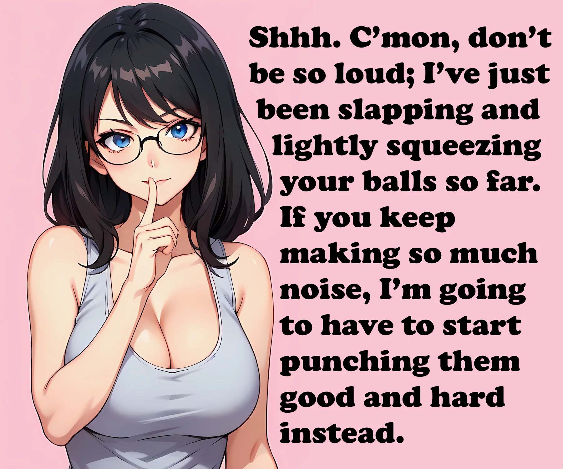 Shhh... You'll Wake the Neighbors [Femdom Fun] picture 1 of 1