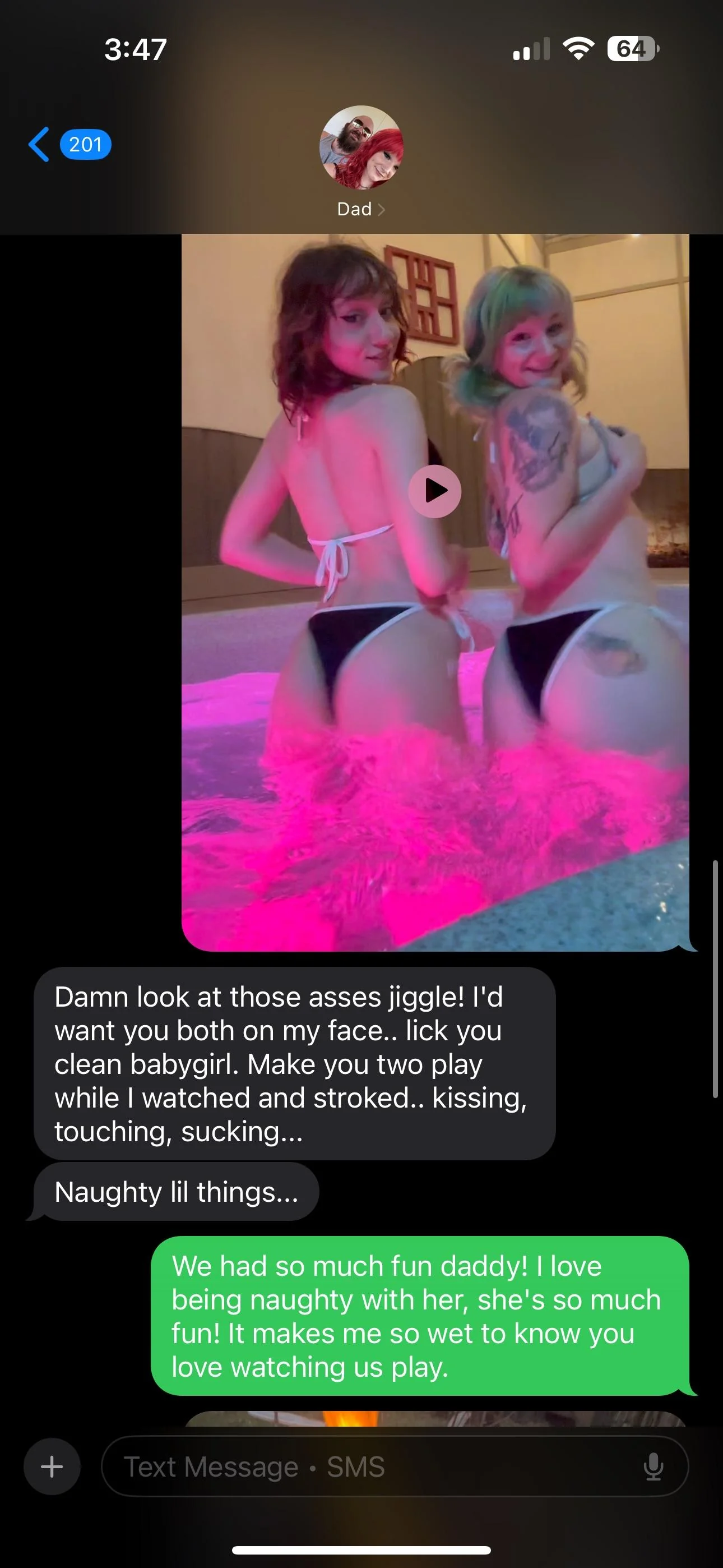 Kickin' off summer with some steamy daddy-daughter fun! picture 1 of 7