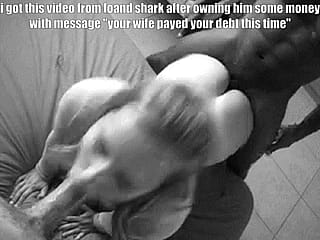 Naughty wifey couldn't resist getting railed by hung thugs'