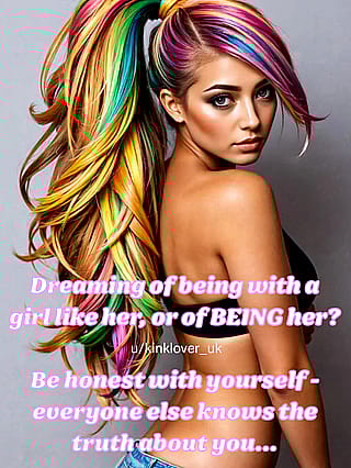Think no one sees your secret sissy side, sweetheart? (AI tease) [ImageFap: kinklover_uk]'