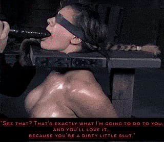 Bound, gasping, throbbing with ecstasy—every slut's ultimate high. Gape those lips, you filthy minx.'