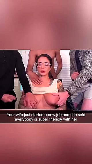 Wifey's Naughty Career Change - Hubby Watches Her Get Promoted!'