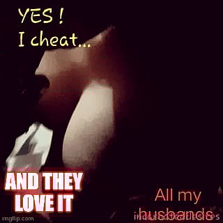 Can't Keep My Hands Off When He's Not Around'